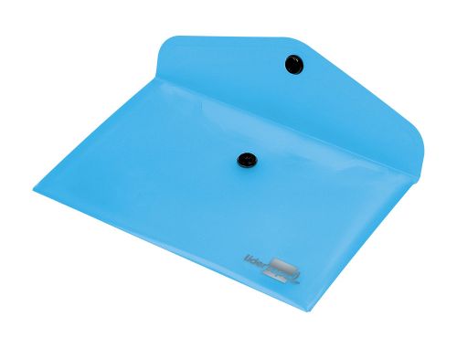 Bolsa porta documentos liderpapel com mola din a7 azul , Liderpapel , 32848 , 4710581442224